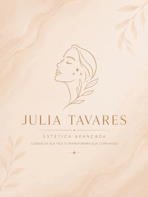 Identidade visual Júlia Tavares — Estética Avançada